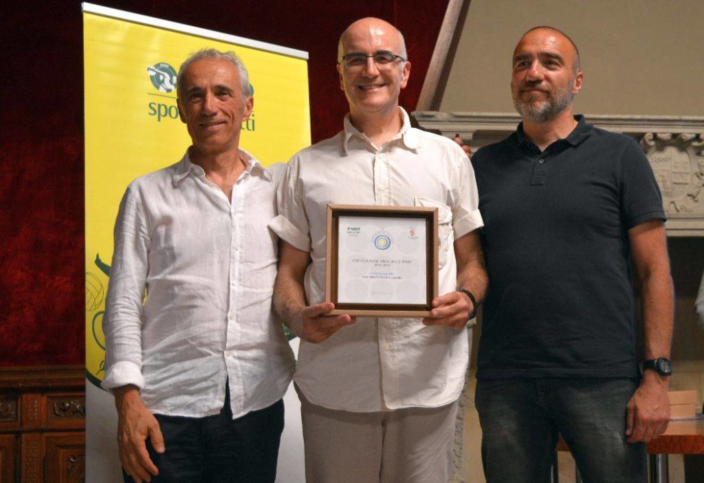 Premiazione Certificazione Etica dello Sport 1 luglio 2016
